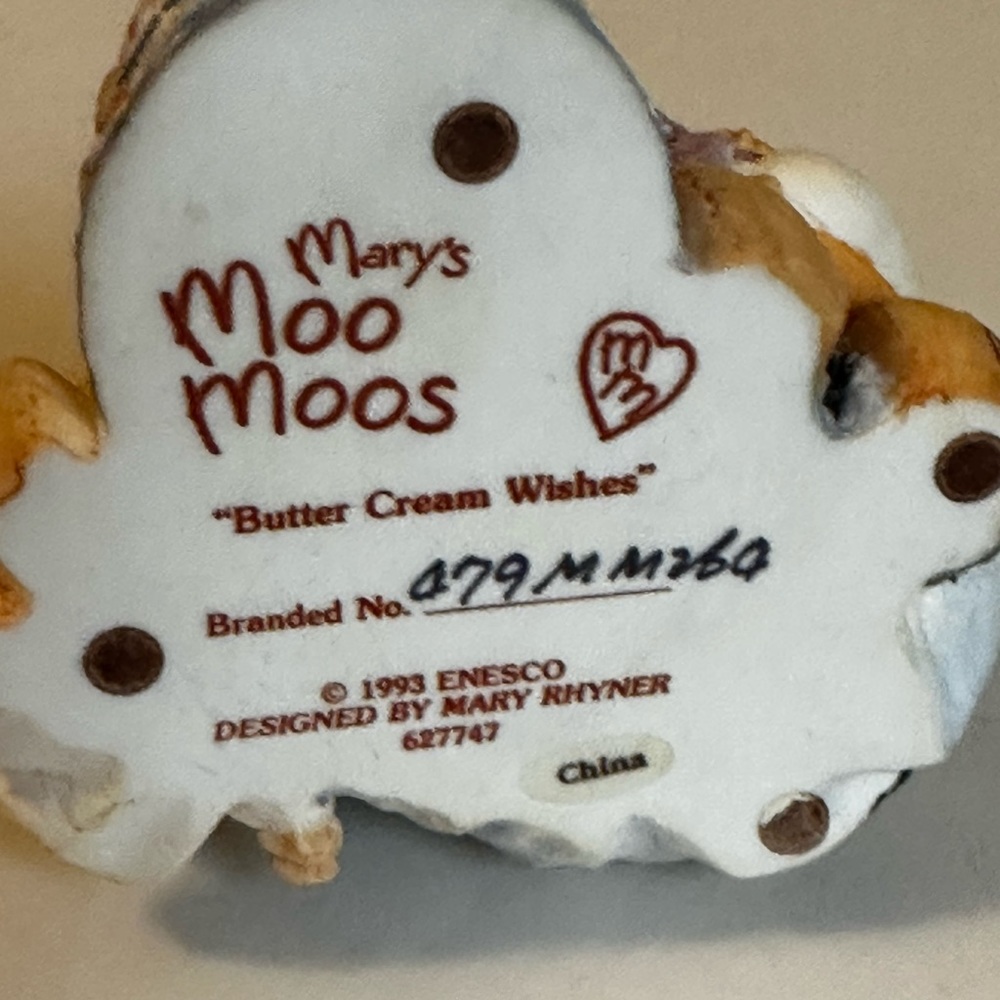 Collectible Mary’s Moo Moos “Butter Cream Wishes”
